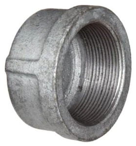 2 in. FPT 150# Global Galvanized Malleable Iron Cap IGCAPK at Pollardwater