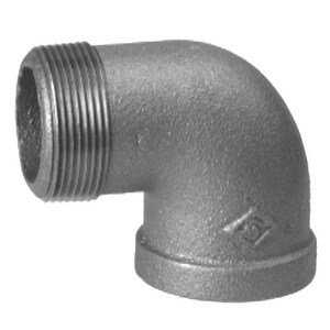 1-1/4 in. Threaded 150# Street Galvanized Malleable Iron 90 Degree Elbow IGS9H at Pollardwater