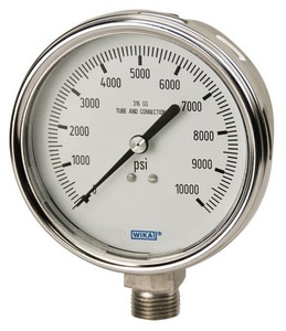 WIKA Model 232.54 2-1/2 in. 60 psi Dry Pressure Gauge W9744916 at Pollardwater