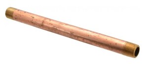 2 x 24 in. NPT 125# Schedule 40 Standard Global Red Brass Seamless Pipe GBRNK24 at Pollardwater