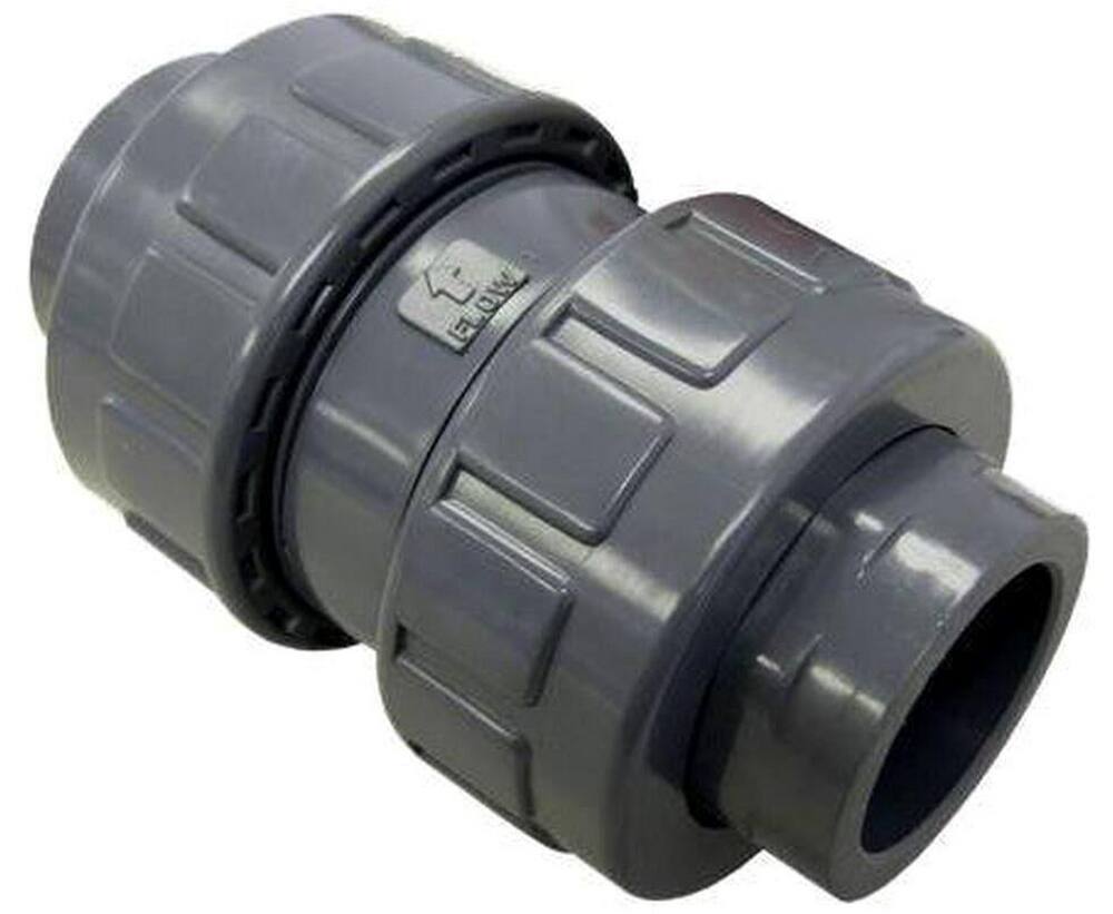 <strong>Figure 345A</strong><br />PVC True Union Ball Check Valve (Viton)