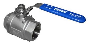 FNW® Figure 260A 1 in. Stainless Steel Full Port Threaded 1000# Ball Valve FNW260AG at Pollardwater