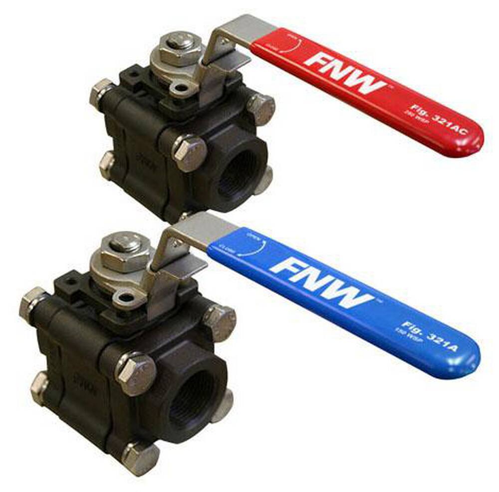 <strong>Figure 321AC</strong><br />Carbon Steel Full Port NPT 3 PC 1500# CWP 150# STM Ball Valve