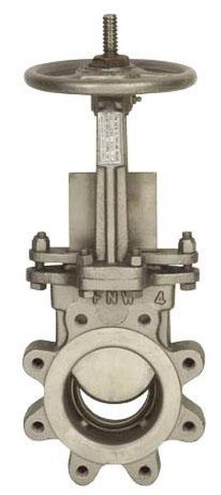 <strong>Figure 62B</strong><br />Stainless Steel Lined Resilient Seated Unidirectional Seated Lug Knife Gate Valve