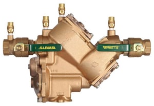 Watts 1-1/4 in. Cast Copper Silicon Alloy Female Threaded Backflow Preventer WLF909M1QTH at Pollardwater