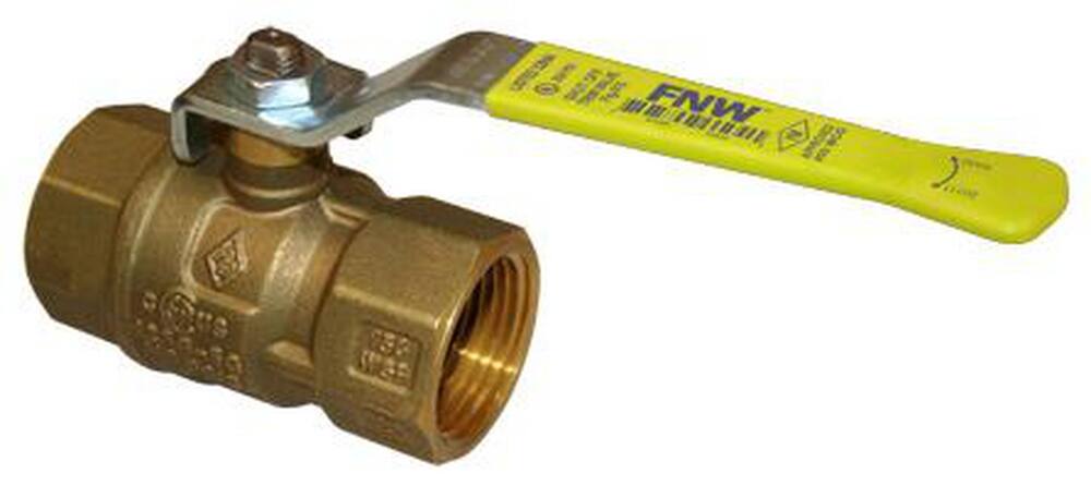 <strong>Figure 415</strong><br />Brass Full Port NPT 600# Locking Lever Ball Valve