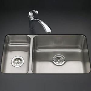 Kohler Undertone 31 1 2 X 18 In Stainless Steel Double