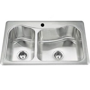 Kohler Staccato 33 X 22 In Top Mount Large Medium Double