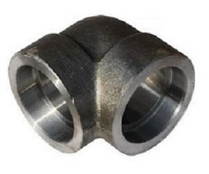 A105 Forged Steel Socket Weld 90-Degree Elbow 3000 # 2-1/2" 