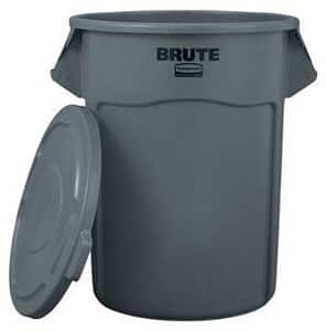 Rubbermaid Brute® 55 gal Container Lid in Grey NFG265400GRAY at Pollardwater