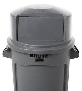 Rubbermaid Brute® 23-1/5 x 12-1/4 x 22-20/29 in. Plastic Trash Dome Top Lid in Grey NFG263788GRAY at Pollardwater
