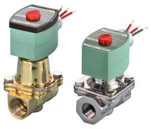 Asco Pneumatic Controls Red Hat® 8210 Series 1/2 in. 110/120V FNPT Brass Solenoid Valve A8210G034 at Pollardwater
