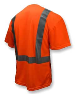 Radians Radwear™ Short Sleeve T-Shirt Class 2 Hi-Viz Orange XL RST112POSXL at Pollardwater