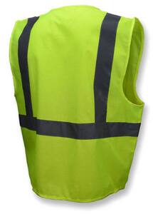 Radians Radwear® Size L Safety Vest in Hi-Viz Green RSV2GSL at Pollardwater