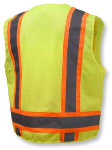 Radians Radwear™ XL Size Polyester Safety Vest in Hi-Viz Green RSV46GXL at Pollardwater