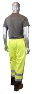 Radians Radwear™ M/L Size Polyester and Elastic Safety Pant in Hi-Viz Green RSP41EPGSML at Pollardwater