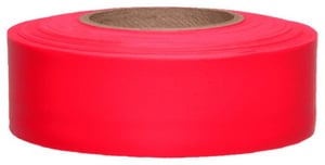 Presco 1-3/16 in. x 150 ft. Flagging Tape in Red Glo PTFRG at Pollardwater