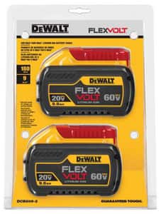 DEWALT Flexvolt® 20/60V Lithium-ion Battery for 20V MAX, 60V MAX and 120V MAX Tools DDCB6092 at Pollardwater