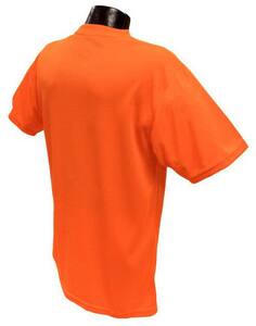 Radians Radwear™ XXL Size Birdseye Mesh and Plastic T-Shirt with Moisture Wicking in Hi-Viz Orange RST11NPOS2X at Pollardwater