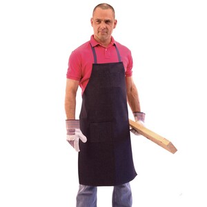 ERB Safety One Size Fits All 36 in. Poly Apron in Denim ERB18004 at Pollardwater