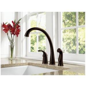 Delta Faucet Pilar Single Handle Widespread Pull Down Kitchen