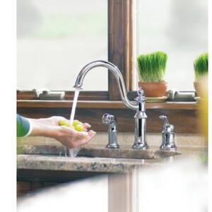 Moen Waterhill Single Handle Kitchen Faucet In Wrought Iron
