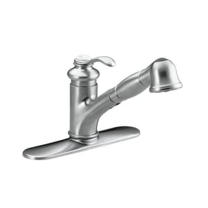 KOHLER Fairfax® Single Handle Pull Out Kitchen Faucet in ...