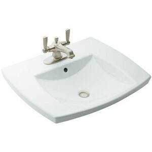 Kohler Bancroft Two Handle Monoblock Bathroom Sink Faucet In