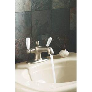 Kohler Bancroft Two Handle Monoblock Bathroom Sink Faucet 10579
