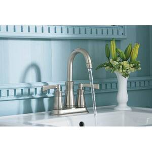 Kohler Archer Two Handle Centerset Bathroom Sink Faucet In