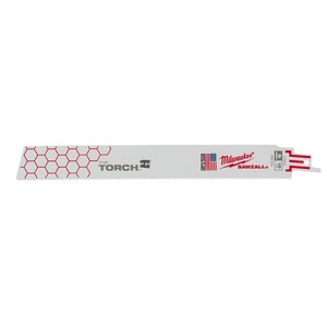 Milwaukee® The Torch™ Sawzall® 9 in. 18 TPI Reciprocating Saw Blade 1 Piece (Pack of 25) M48008788 at Pollardwater