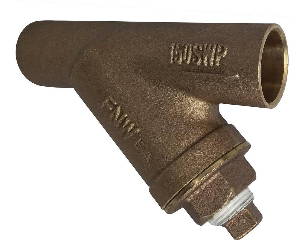<strong>Figure 510A</strong><br />Bronze 250# Sweat 20 Mesh Wye Strainer