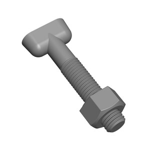 PROSELECT® PSMJTHBNF Series 4 in. Low Alloy Steel Bolt and Nut PSMJTHBNFP at Pollardwater