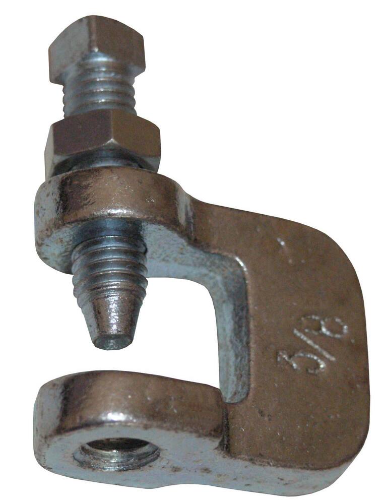<strong>Figure 7202</strong><br />Zinc Plated Malleable Iron Beam C-Clamp w/ Locknut