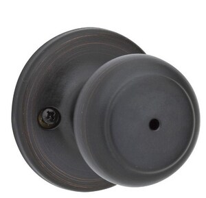 Kwikset Cove Bed Bath Privacy Door Knob In Venetian Bronze