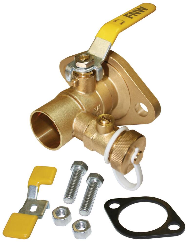 <strong>Figure 495D</strong><br />Brass Full Port Sweat 600# Pump Isolation Ball Valve