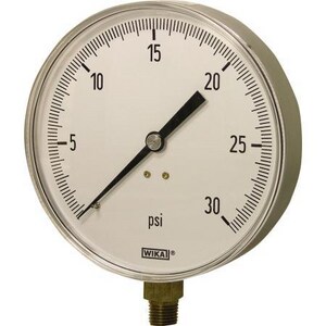 WIKA Model 213.53 2-1/2 in. 160 psi 1/4 in. FNPT Pressure Gauge Liquid Filler W50144243 at Pollardwater