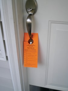 Printcom Door Hanger - Notice Boil Water PSAB013 at Pollardwater
