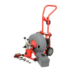 RIDGID Drain Cleaning Machine 115-Volt AUTOFEED Cable Corrosion-Resistant Drum 