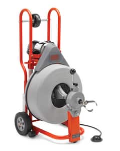 RIDGID K-750 26 in Drum Sewer Machine with 100 ft of 3/4 in Cable Featuring Autofeed R42007 at Pollardwater