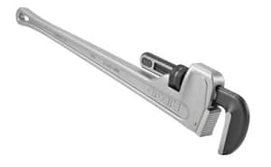 RIDGID 48 in. X 6 in. Aluminum Straight Pipe Wrench 848 R31115 at Pollardwater