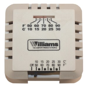Williams Furnace MV Wall Thermostat - P322016 - Ferguson