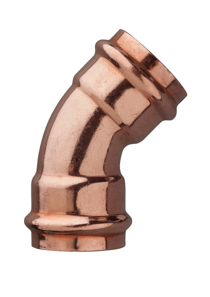 <strong>Figure 5V1476</strong><br />Copper Press 45° Elbow