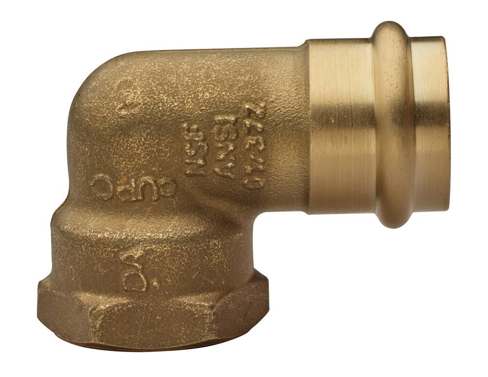 <strong>Figure 5V1176</strong><br />Press x Female Brass 90° Elbow