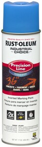 Rust-Oleum® Industrial Choice™ Precision Line® M1800 System 17 oz. Marking Spray Water Based in Fluorescent Blue R205176 at Pollardwater