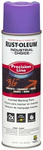 Rust-Oleum® Industrial Choice™ Precision Line® M1800 System 17 oz. Marking Spray Water Based in Fluorescent Purple R1869838 at Pollardwater