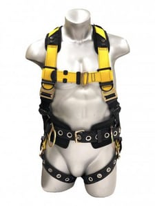 Guardian Series 3 Size XL-XXL Plastic and Steel Harness with Waist Belt and Shoulder Padding G37194 at Pollardwater