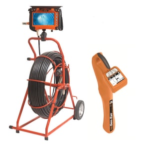 General Pipe Cleaners Gen-Eye X-POD Plus® 200 ft. Inspection Camera and Cable/Pipe Locator GSLGXPF at Pollardwater