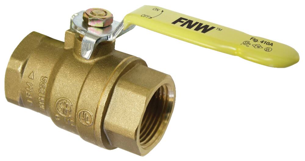 <strong>Figure 410A</strong><br />Brass Full Port NPT 600# Ball Valve