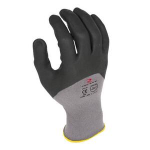 Radians Size XL Nitrile Coated Plastic and Spandex Assembly and Cleaning Foam Reusable Gloves in Grey and Black (Pack of 12) RRWG12XL at Pollardwater